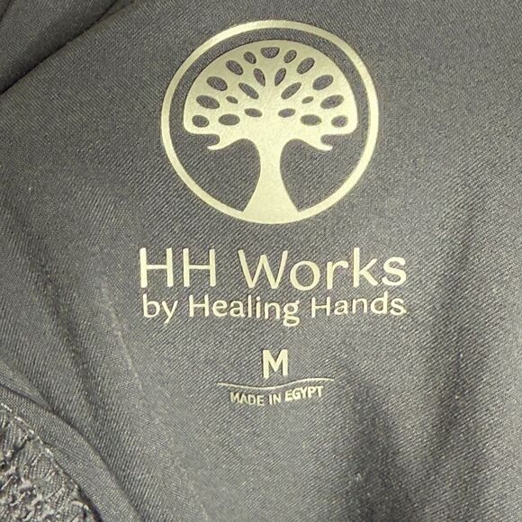 HH Works Healing Hands Scrub Bottoms Medium Gray Straight Leg Nurse Caretaker - Picture 3 of 9